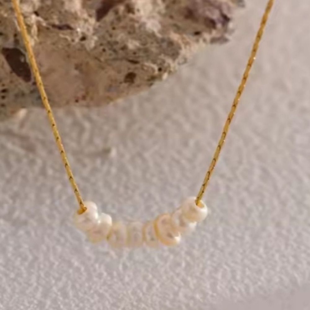 Gold Freshwater Pearl Necklace Gold Plated | NWOT